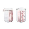 High Borosilicate Glass Measuring Cup-V-Shaped Spout,120ml(4OZ) Glass Measuring Beaker for