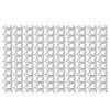100pcs Dog Shape Paper Clips Creatively Cute Plated Metal Bookmark