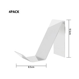 YQWIN 2 Pairs Shoe Display Stand Clear Stand Acrylic Shoe Display Stand Shoe Display Rack Holder Clear Sandal Display Stand Clear Shoe Risers High Heel Display Shoe Rack Holder for Home Shopping Mall