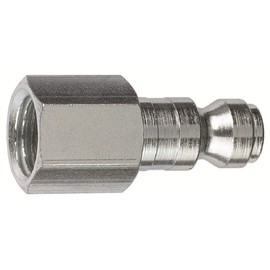 Amflo CP8 Steel Air Line Coupler Plug (3/8" 'T-Style' X 1/4" Female NPT)