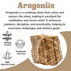 Amazing Gemstone 2 Pieces Aragonite Raw Crystals and Healing Stones,