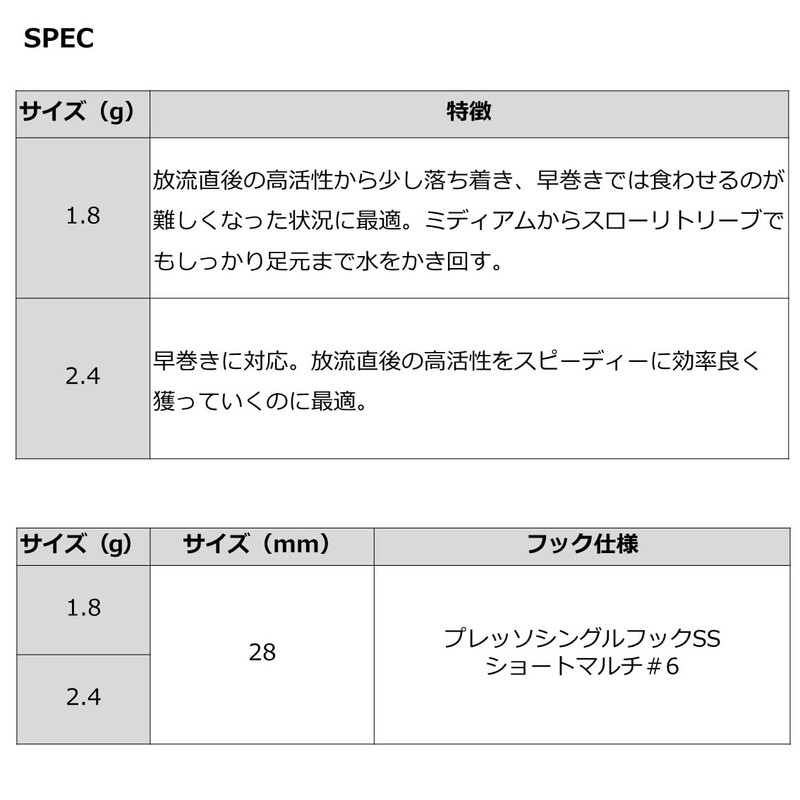 DAIWA Area Trout Spoon Presso Mover 2.4g Darjeeling Lure