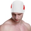 Dallonan Swimming Cap Canada Flag Maple Leaf Unisex Adult Swim