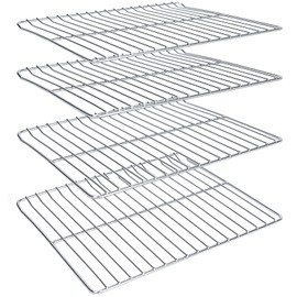 Hisencn Stainless Steels Cooking Grate for Masterbuilt Electric Smoker 30 Inch, 4 Pack 14.6" x 12.2" Grill Grate for Masterbuilt MB20071117 Smoker Grates Replacement Parts