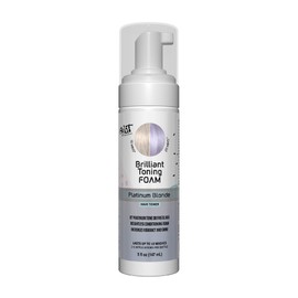 Splat Brilliant Toning Foam, Platinum Blonde, 5 oz., Hair Toner Lasts Up to 10 Washes, Weightless Conditioning Foam Increases Vibrancy and Shine, Vegan & Cruelty-Free