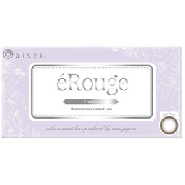 エルージュ eRouge シックブラウン -3.25 6枚入り