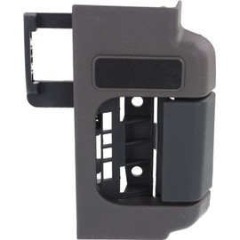 Garage-Pro Interior Door Handle Compatible with 2009-2014 Ford F-150 Rear, Passenger Side Gray Bezel with Black Lever