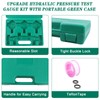 SINOCMP Hydraulic Pressure Test Kit, 3 Pressure Gauges 25Mpa/40Mpa/60Mpa 6