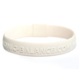 GENUINE CORE Series Ionic Balance Band (White, Large - 20.5cm / 8.1in)