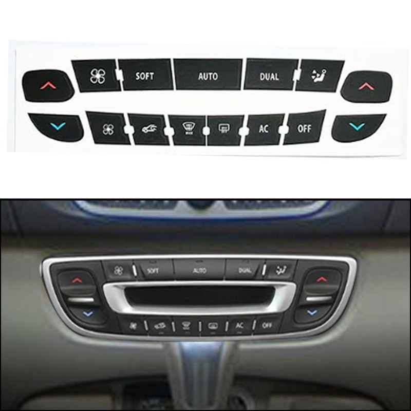 AC Dash Button Repair Kit for Renault 2014 2015 2016