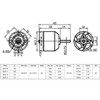 DYS D2830 750KV/850KV/1000KV/1300KV Brushless Outrunner Motor 2-4S for Multicopter RC