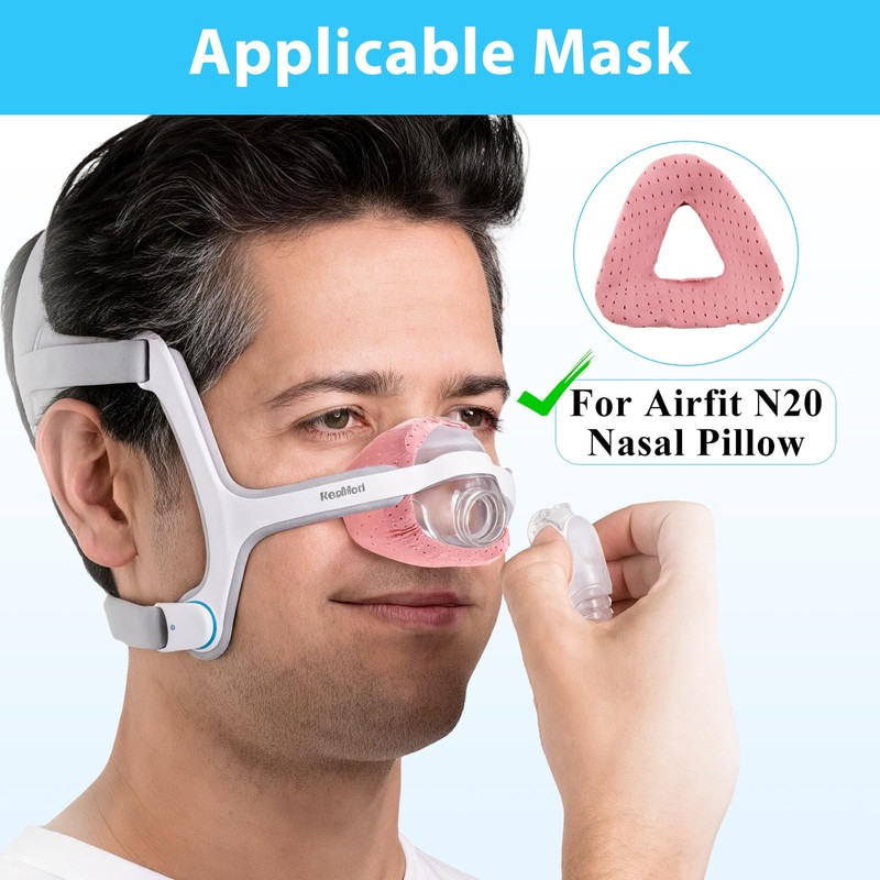 8-Pack Nasal Mask Liners Compatible with AirFit N20 Nasal Mask