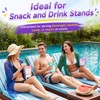 24 Pack 32oz Smile Face Drink Buckets with Lids and