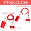 lasuroa 2pcs Treadmill Magnet Safety Keys, 2 Sizes Magnetic Safety