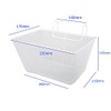 White Kids Metal Wire Cycling Basket Junior Bike Bicycle Girls