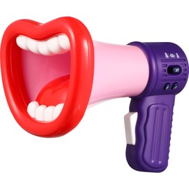 Milisten Loudspeaker Toys for Kids, Mini Loudspeaker, Pretend Play Voicer, Hand Microphone Toy, Kids Toy, Kids Loudspeaker, Voice Changing Speaker Toy, Red