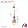 Rope Design Mini Brush
