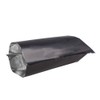 100x Premium Glossy Black Mylar Foil Open Top Pouch +