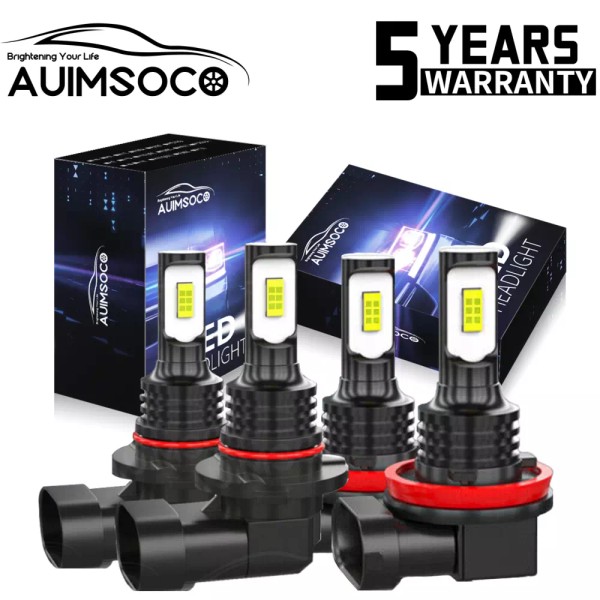AUIMSOCO LED Headlights 9005 High Beam H11 Low Beam Bulbs