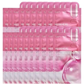 Mediheal Collagen Mucin Essence Mask Pack 20ml x 20 Wrinkle Improvement Collagen Mask Pack Skin Moisturizing / 메디힐 콜라겐 뮤신 에센스 마스크팩 20ml x 20개 주름개선 콜라겐마스크팩 피부보습