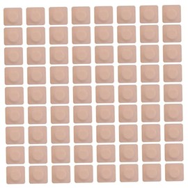 Patch de ombligo de aceite ricino 100 piezas, parche botón vientre auto adhesivo transpirable, envolturas aceite esenciales 2x2in para ejercicio, lectura, viaje, trabajo (aceit