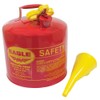 Stens 765-188 Red Metal Safety Fuel Can, 5 gal with