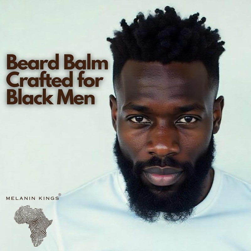 Melanin Kings Beard Balm for Black Men | 3 oz