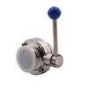 DERNORD Sanitary Butterfly Valve with Pull Handle Stainless Steel 304