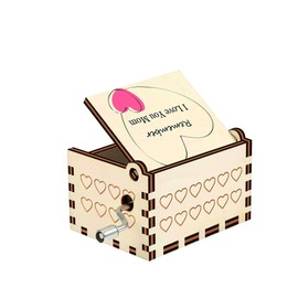 ZUGATI Valentines Day Gift, Gift For Mum, Gift For Mother Birthday Gift For Mum For Her, Best Mother Love Gifts, Wooden Music Box Gift for Mom, Gift From Daughter/Son To Mother
