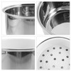 Ciieeo Rice Cooker Inner Pot 3L Stainless Steel Interior Cooking
