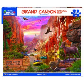 White Mountain Puzzles - Grand Canyon - 1000 Piece Jigsaw Puzzle