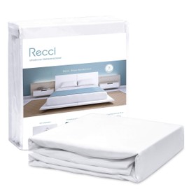 Recci Ultra Thin Waterproof Mattress Protector, Mattress Cover, Incontinence Pad, Various Sizes