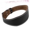 SAFIGLE 1pc Adjustable PU Leather Weightlifting Fitness Waist Supporter Lumbar