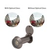 Door Viewer Dark Bronze Peephole Wide Angle 50-75mm Thick Doors