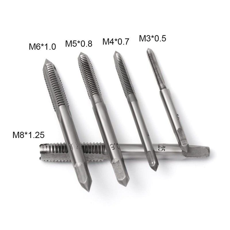 6Pcs Ratchet T-Handle Tap Holder Tap Wrench Metal Working Metric