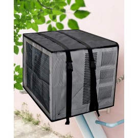 Whtawtaw Mesh Window AC Cover, U-Shape Air Conditioner Outdoor Unit Cover, Dustproof Wate