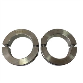 AZSSMUK Bore 2'' Double Split Shaft Collar Stainless Steel Lock Collar Clamp Set Screw 2PCS (2'', 2)