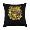 Salamanders Fire Salamander Throw Pillow