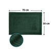 Komforttec 2-Piece Bath Mat Set, Terry Cloth Shower Mat, Washable