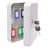 Burg Wachter KC15 Wall Mounted Steel Key Cabinet, Grey, 160x200x60mm