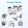 WMPHE Aluminum Engine Coolant Thermostat Housing Compatible with Jaguar Vanden