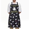 ENSIANTH Panda Aprons for Women with Pockets Life is Better