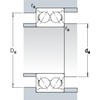 SKF 3202 ATN9 Angular Contact Ball Bearings Double Row
