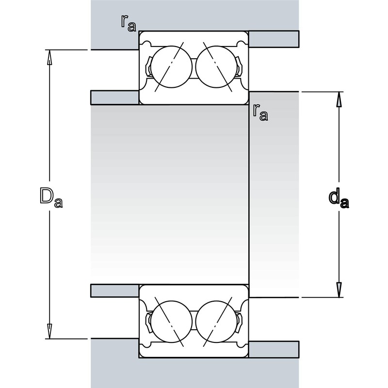 SKF 3202 ATN9 Angular Contact Ball Bearings Double Row