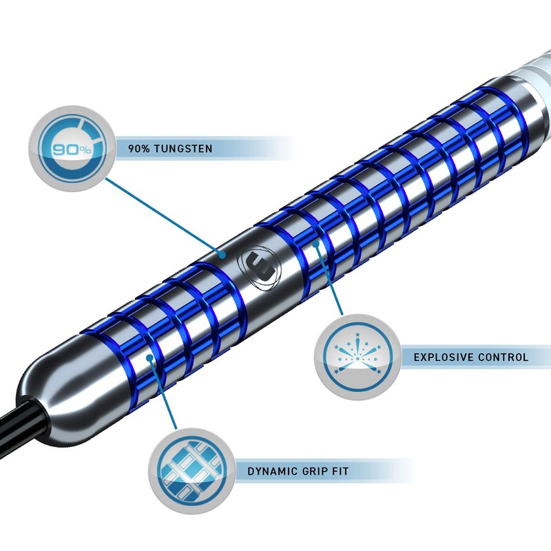 WINMAU Vincent Van Der Voort Tungsten Steeltip Darts Set 25g