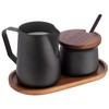 APS 634 Milk and Sugar Set 5 Pieces Acacia Wood