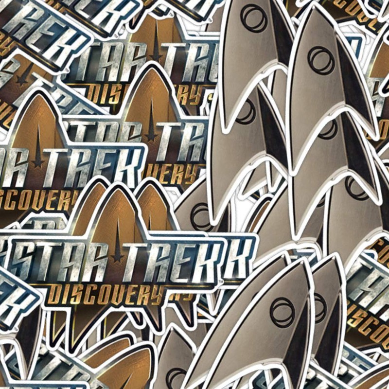 Popfunk Star Trek: Discovery Science Badge and Logo Collectible Stickers