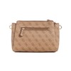 GUESS Noelle Triple Compartment Crossbody, Latte Logo