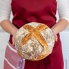 Bulka Large Round 9" 1kg Waffle Banneton Bread Proofing Basket