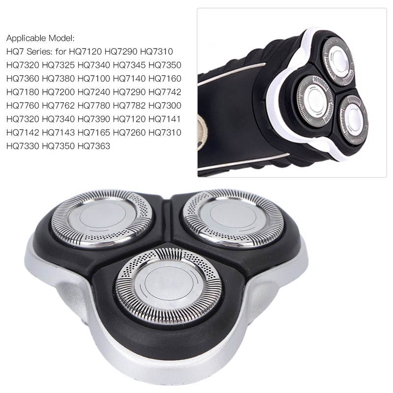HQ7 Replacement Heads Shaver Replacement Blades Heads for HQ7310 HQ7340